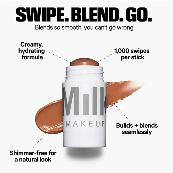 MILK Makeup Matte Cream Bronzer Stick BAKED ๐ช NEW IN BOX - Picture 4 of 6